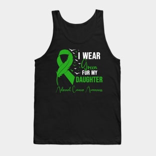 Adrenal Cancer Awareness I Wear Green for My Daughter Tank Top